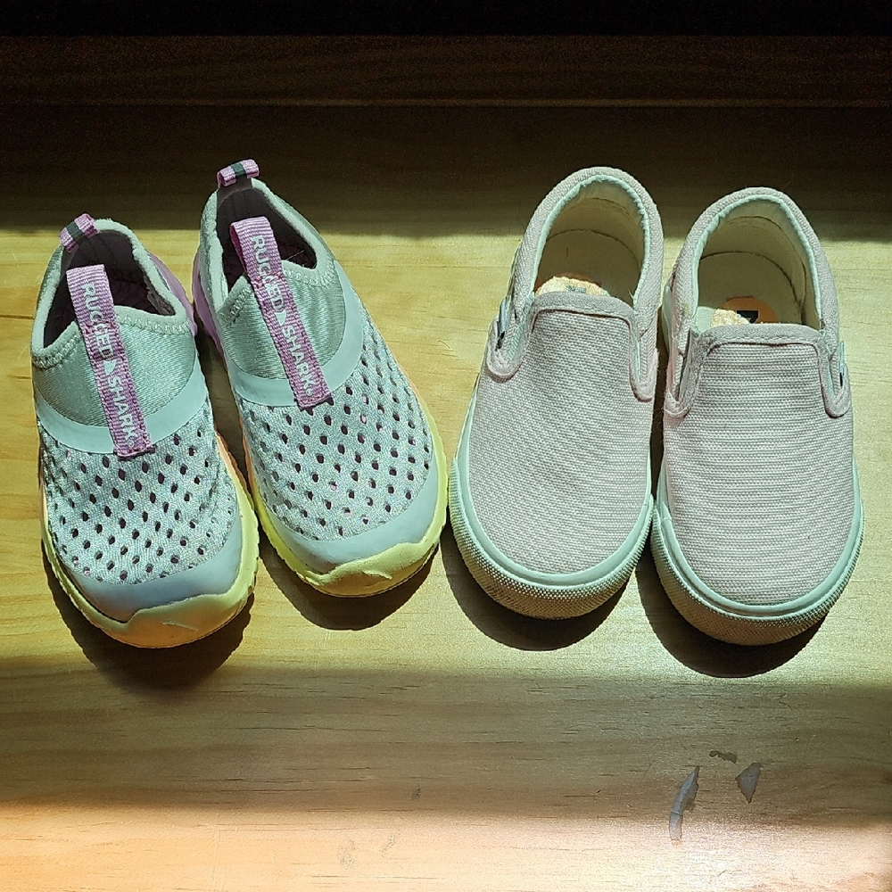 Hurley & Rugged Shark Toddler Slip On Sneakers
